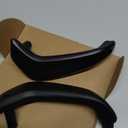 ApplianPar 2 Pieces Black Interior Driver and Passenger Side Door Pull Handle Manual Window for Fiesta 2011-2020