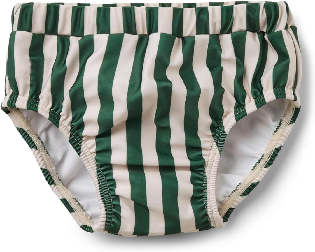 Infant Baby Boys Swim Diapers Washable Reusable Swimming Diaper Waterproof Swim Pant Green Striped Swimsuit 9-12 Month Infant Baby Boys Swim Diapers Washable Reusable Swimming Diaper Waterproof Swim Pant Green Striped Swimsuit 9-12 Month