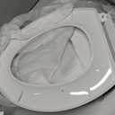 Built-In Toddler Toilet Seat, 19" Elongated White Potty Training Seat with No-Wiggle Design, Easy Install and Detachable for Both Child and Adult Use