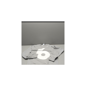 6 Number Six Seven 67 Gen Alpha Slang Funny Meme Matching Sweatshirt  small Grey