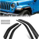 Fender Flares Compatible with 2018-2026 Jeep Wrangler JL Low Fenders Only