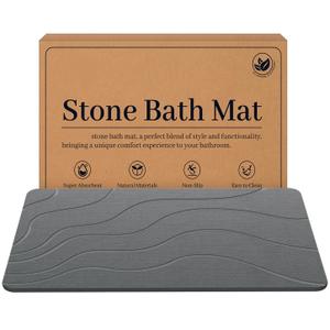 Jiloma Stone Bath Mat Diatomite