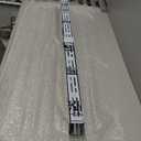 Black Channel Drain 2" Wide x 3' 3-5/8" Long, Outdoor Pool Deck Drain Channel 304 Stainless Steel with Coupling, Pool Drain for Concrete/Paver/Patios/Walkways