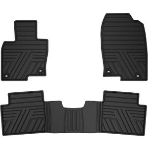 All Weather Floor Mats Custom Fit for Mazda CX-5 2017-2025 Waterproof Heavy Duty Anti-Slip Car Mats, 1st & 2nd Row Full Black