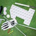 Gemscream Golf Number 1 Piata with Stick Blindfold and Confetti Golf Birthday Decorations Sports Themed Piata 1st Birthday Party Supplies