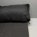 Outdoor Deep Seat Cushions, Waterproof, Fade-Resistant Patio Furniture Replacement Cushions, 25.5" x 25.5" x 5" + 25.5" x 13.5", Black Missing one pillow