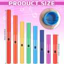 1 Set Sound Tube Set of 8 Plastic Percussion Instrument Colorful Octave Tube Kit Musical Toy