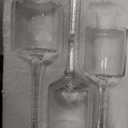 12 Sets (36 Pcs) Elegant Tea Light Glass Candle Holders Wedding Table Centrepiece Suitable for Candles Under 6cm (2.36") in Diameter (12SETS Clear)