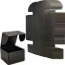 6x6x4 inches Small Shipping Boxes Set of 25 - Black Mailer Corrugated Cardboard Boxes for Shipping Packaging Mailing Products