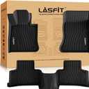 LASFIT Floor Mats for Mercedes Benz GLC 2023-2026 (Coupe Only for 2024-2026), GLC300 / GLC350e / GLC43 AMG/GLC 63 AMG S E, All Weather TPE Floor Liners Custom Fit GLC Car Mats 1st & 2nd Row Set
