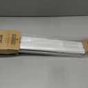 LazBlinds Cordless White 1" Room Darkening Vinyl Mini Blinds, 24" W X 48" H Horizontal Window Blinds for Home, Cordless Shades for Indoor Windows