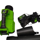 Compact Leaf Blower, Powerful for Yard, Patio, Deck and Driveway Cleanup, Includes 3.0Ah USB-C Battery and GaN Charger