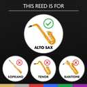 Lgre Reeds - Alto Saxophone Reed, Signature, Strength 3.00 (ASG3.00) - Premium Synthetic Woodwind Reed 