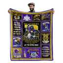 CusFuk Blanket for Men Women,Sports Lovers Gifts Warm Throw Flannel Blankets for Men Women Boys, Sports Style Travel Blanket Sofa Bed Couch for Men 60"x 50"