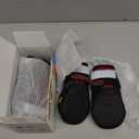 QUMY Dog Shoes for Large Dogs, Medium Dog Boots & Paw Protectors for Winter Snowy Day, Summer Hot Pavement, Water-Resistant in Rainy Weather, Outdoor Walking, Indoor Hardfloors Skid-Resistant Sole (Size 6: 2.6''x3.0''(W*L) (Pack of 4))