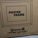 18x24 Poster Frame, Natural Oak Wood Frame with 16x20 Mat, 3 Pack