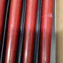 CANDWAX 12 inch Burgundy Taper Candle Pack of 4 - Unscented Smokeless Dripless Candlesticks - Candle Sticks for Party Dcor, Christmas Home Decor, Dinner Table Centerpieces - Christmas Taper Candles