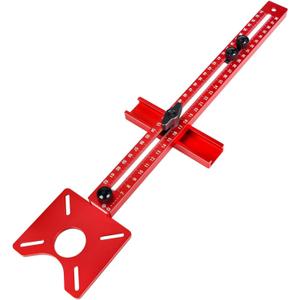 4 in 1 Router Milling Groove Bracket,Router Circle Cutting Jig, Multifunctional Cabinet Router Guide for Cutting Circles Milling Groove