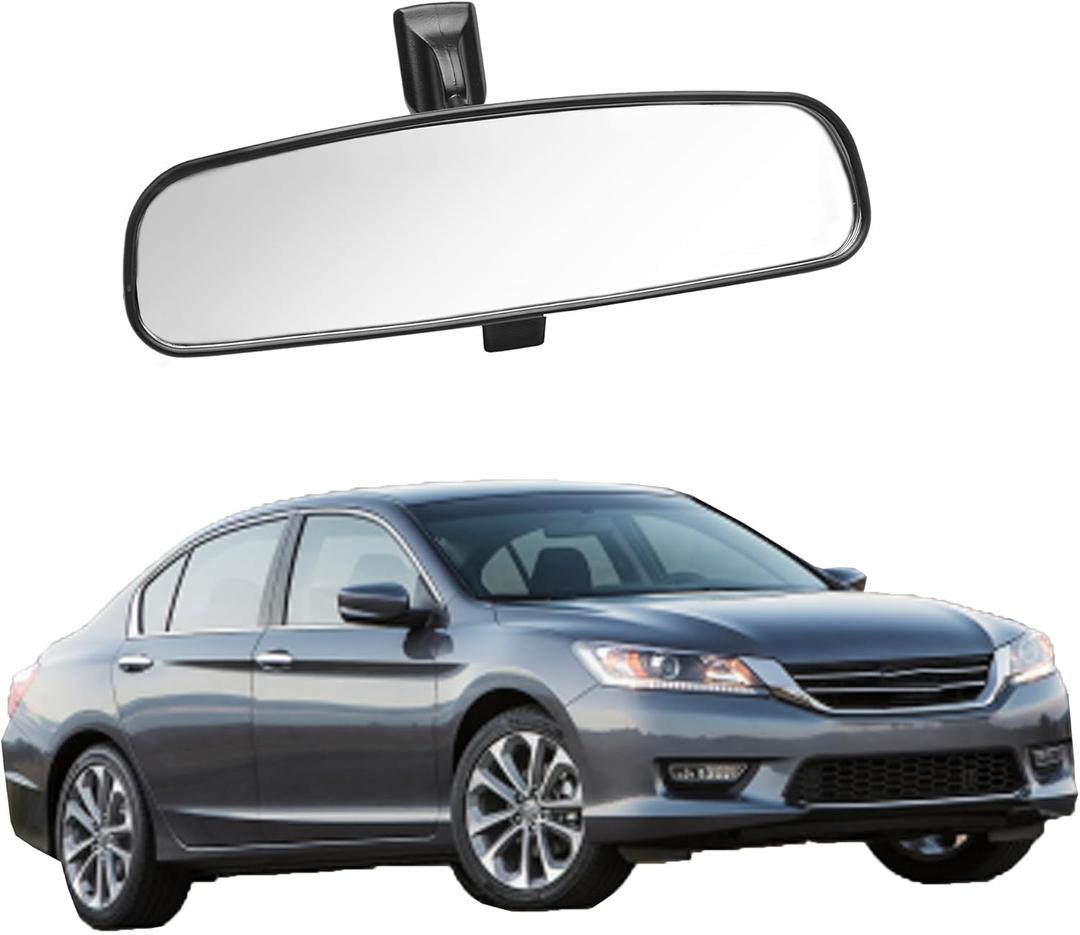 ZLPTEAM Day/ Night Rear View Mirror Compatible with Honda Accord 1998-2013, Civic 2006-2011, Odyssey 2000-2004, Pilot 2002-2008