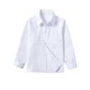 Boy Long Sleeve Dress Shirts for Teens, Toddler Boys Kids Collared Button Down Uniform Shirt, Size 16 Y