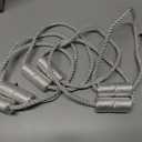 6 Pack White Strong Magnetic Curtain Tiebacks Outdoor Elegant Decorative Tie Backs Modern Rope Tiebacks for Drapes Window Curtain Holdbacks for Draperies