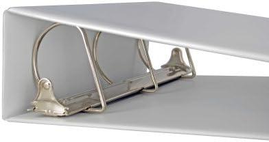 4" 3-Ring Binders, Slant D ring w/ Clear View Overlay