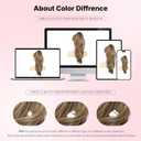 18" Claw Clip Pony Tails Hair Extensions for Women Ponytail Extension Clip On Ponytails, 2-In-1 Drawstring & Claw Clip Ponytail Tangle-Free Synthetic Hair Pieces for a Smooth & Sleek Look