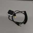 Syncwire Bluetooth 5.4 Receiver 3.5mm Aux Car Adapter Bluetooth Receiver Car Kit with Coiled Cable [Large Mic Noise Cancellation] [Hands-Free Calling] [HiFi Deep Bass] [Colorful Light Switch] (Silver)