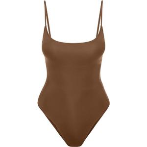 Narecte Sexy One Piece Bathing Suit for Women Tummy Control High Cut One Piece Swimsuit Womens Swim Suit, Size M