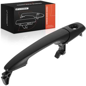 A-Premium Front Left Driver Side Exterior Door Handle with Keyhole Compatible with Ford Fusion 2006-2012 & Lincoln MKZ 2007-2012, Zephyr 2006 & Mercury Milan 2006-2011, Smooth Black