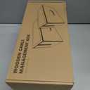 2 Pack Pine Wood Large Cable Management Box, Cord Organizer Cover Hider Floor Outlet Hiders for TV Wires, Computer, Router, USB Hub Under Desk Power Strip Electrical Cord Management (2)