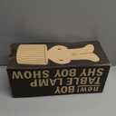 Dotlite White Elephant Gifts Table Lamp, Funny Creative Shy Boy Bedside Night Light Sense of Humor Gag Gift for Adults Women Wife Girlfriend Birthday Valentine Day Home Decorations (Yellow)