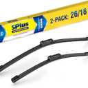 26"+16" Windshield Wiper Blades Replacement For Toyota C-HR 2022-2018 /Subaru Impreza 2020-2017 CrossTrek 2021-2018/LEXUS NX 2020-2015,Automotive Replacement Windshield Wiper Blades