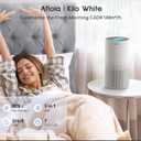 Afloia Air Purifiers for Home Bedroom Large Room Up to 1076 Ft, 3-Stage Filter Cleaner Odor Eliminator, Remove Pets Dust Dander Hair Allergy Mold Pollen Smoke Smell, Quiet 22 dB, 7 Colors Night Light