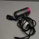 CONFU Ionic Blow Dryer 1600W, Portable Lightweight Fast Drying Negative Ion Hairdryer Blowdryer, 3 Heat Settings & Infinity Speed, with Diffuser and Concentrator Nozzle for Home & Travel (Grey)