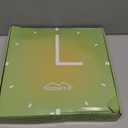 Wall Clock Green, 10 Inch Silent Wall Clocks Battery Operated-Modern Non Ticking Analog Clock Decorative for Kitchen Bedroom Office Bathroom(Gold)