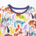 Bumeex Toddler Girl's Long Sleeve Dresses 2-7Y