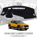 smabee Dashboard Cover for 2024 2025 2026 Chevy Trax Dash Mat Dashboard Pad Sunshade Dashmat Center Console Protector Cover Mat for Chevrolet Trax Accessories