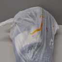 OLANLY Thick Bathroom Rugs 44x24, Extra Soft Absorbent Chenille Striped Bath Rugs, Rubber Backing, Machine Wash Dry, Bath Mats for Bathroom Floor, Tub and Shower, Home Decor Accessories, Airy Blue