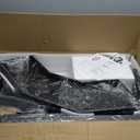 Fire Pit Surround Tabletop for Solo Stove Yukon 2.0 27 Inch, Fire Pit Surround Table Top, Accessories for Solo Stove, Adjustable with UV-Resistant Outdoor Fabric, Metal Black