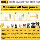 Hcpet Dog Boots, Dog Shoes for Large Dogs, Medium Dog Boots & Paw Protectors, Anti-Slip Dog Booties for Hot Pavement Winter Snow Hiking with Reflective Straps Black Size 2, Width 1.77 in