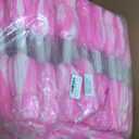Yunsailing 50 Pack Cheerleading Pom Poms with Baton Handle 14.5 Inch Metallic Cheering Squad Pompoms for Team Sports Football Dance Cheering Adults