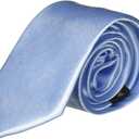 American Exchange Big Boys' Solid Tie (50 Inch, Light Blue)