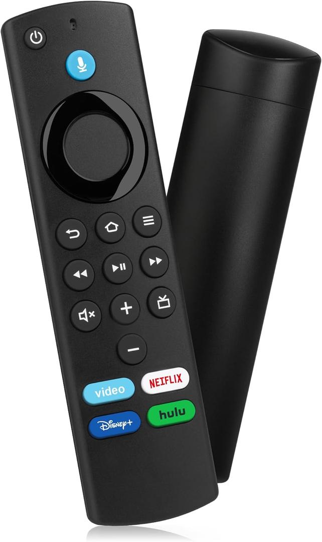 Replacement Voice Remote Control for All Fire-Series, TV Cube(1st/2nd/3rd Gen), Fit for Stick 4K Max/4K (1st/2nd Gen), Stick (2nd/3rd Gen)/Lite/HD, for All TCL-Insignia-Pioneer Series