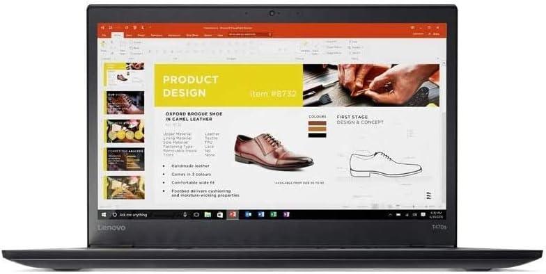 Lenovo Thinkpad T470s 14 inch FHD (1920x1080) IPS Backlit LED Business Laptop (Intel Dual-Core i5-6300U, 8GB DDR4 RAM, 256GB SSD, HD 520) Thunderbolt 3, HDMI, RJ-45, Type-C, Windows 10 Professional