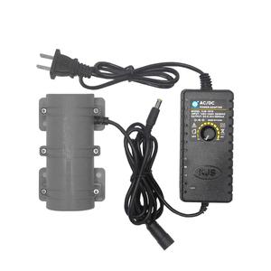 24V Vibration Motor, with 110V Adjustable Speed Power Adapter, 3800RPM, Rotary Speed for Massage Bed Vibration Alert Chair, Shaker Motor