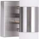 Livex Lighting 10102-91 Aero 2-Light Bath Light, Brushed Nickel, 4.5''Hx18''W