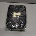 2 x Graduation Gifts for Him - Crossbody Bag for Men, Sling Bag / Waist Pack for Travel & Sports, Initial White L, Black