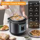 NEWBULIG 10-In-1 Electric Pressure Cooker, 3 Quart Multi Cooker for Rice, Stew and Steam, Small Programmable Stainless Steel Pot with Slow Cook Function and Ceramic Inner Pot