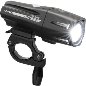 Cygolite Metro Series Bike Lights, USB Rechargeable, Secure Hard Mount, Night & Daytime Modes, Compact, Durable, IP67 Waterproof; Road, Mountain, Commuter Bicycles